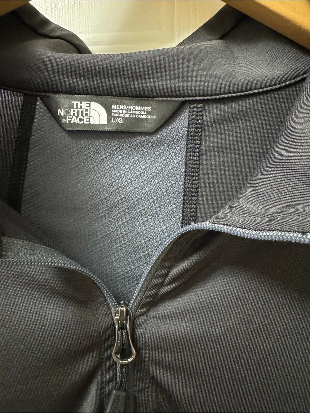The North Face Men's Charcoal/Gray Half-Zip Performance Jacket